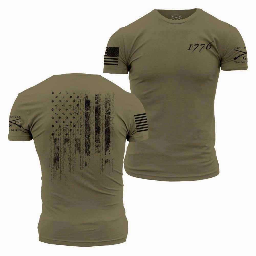 1776 Flag - Military Green Everyday Comfort