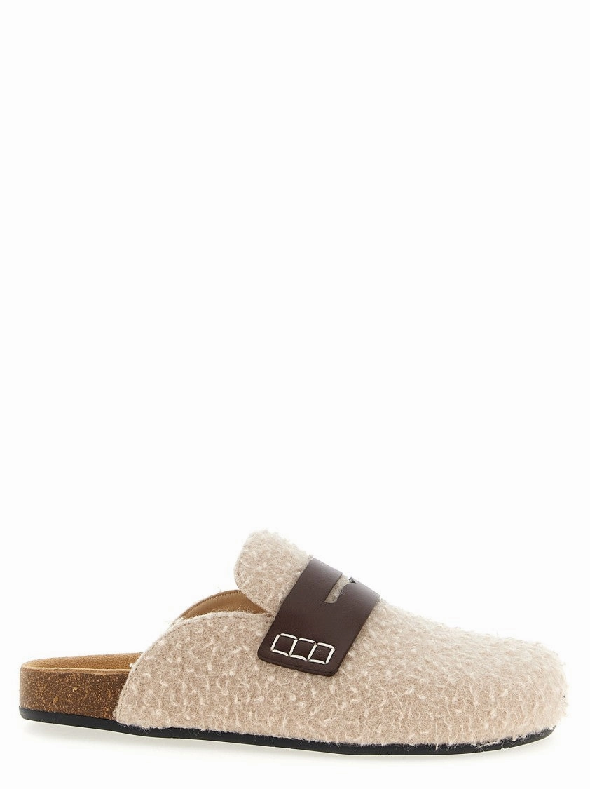 'Felt Loafer' Mules Lightweight