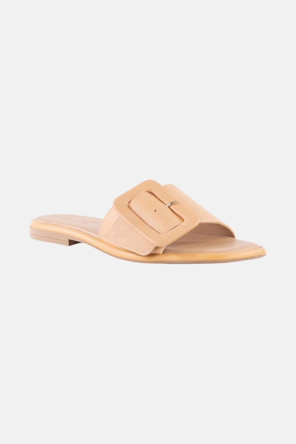 Breathable Construction Casual Footwear Seychelles Manhattan Leather Sandal in Beige