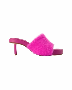 Argilla Mules in Pink Polyamide Odor Resistant