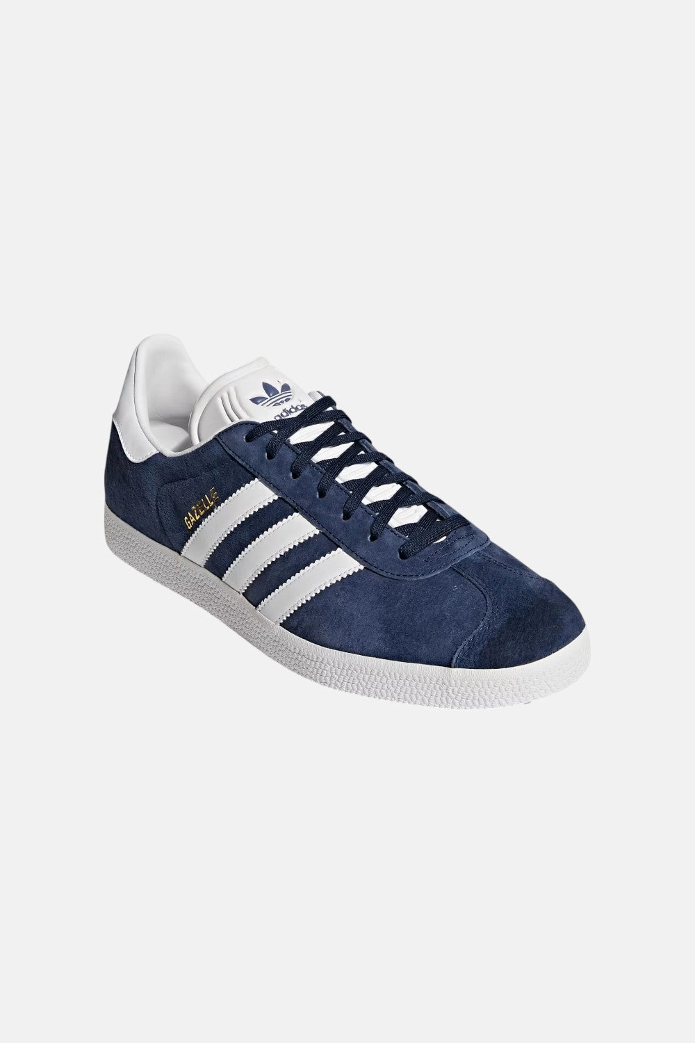 Adidas Gazelle Shoes in Collegiate Navy & White Flexible frame Stable Support