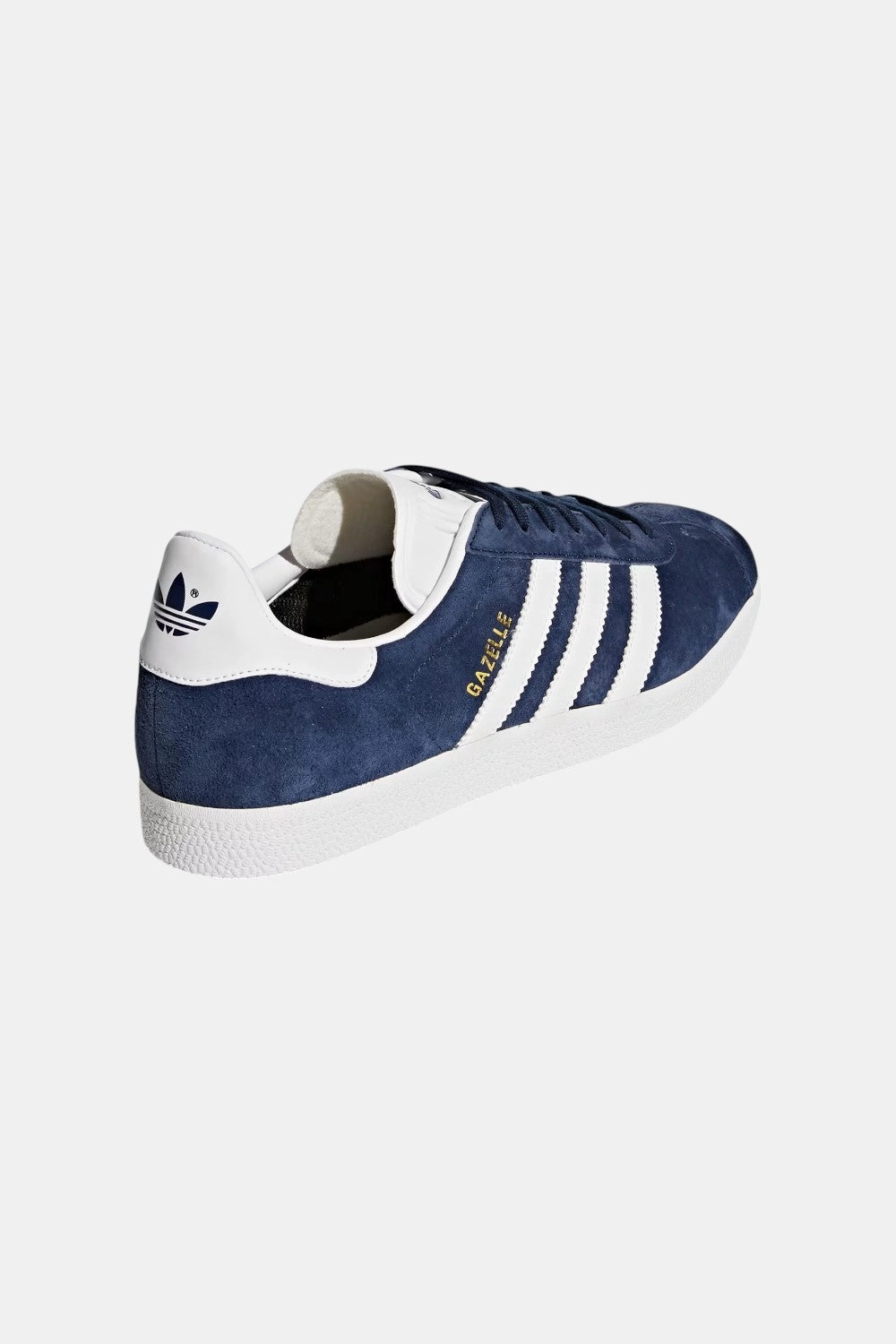 Treadmill Optimized Adidas Gazelle Shoes in Collegiate Navy & White