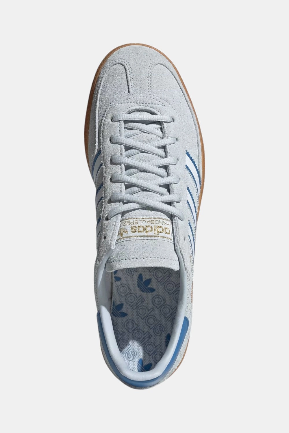 Adidas Handball Spezial Shoes in Halo Blue / Cloud White / Focus Blue Pressure Relief