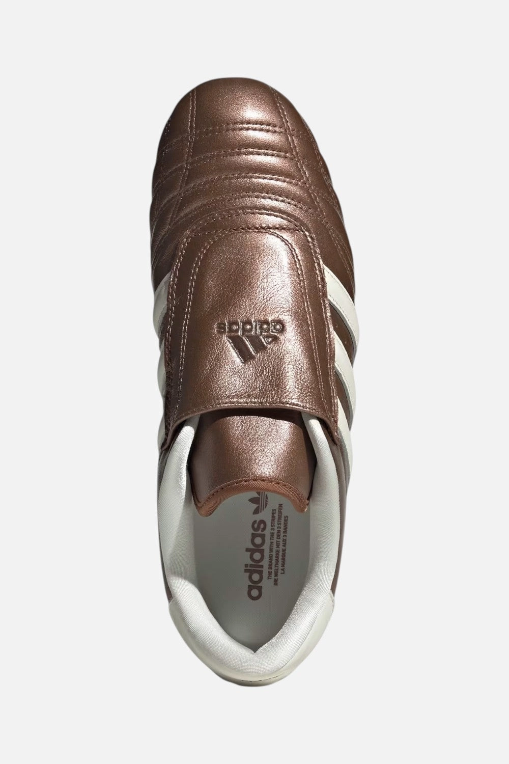 Adidas Taekwondo Shoes in Brown / Preloved Brown / Off White Puncture Resistant Plate Gel Infused Heel