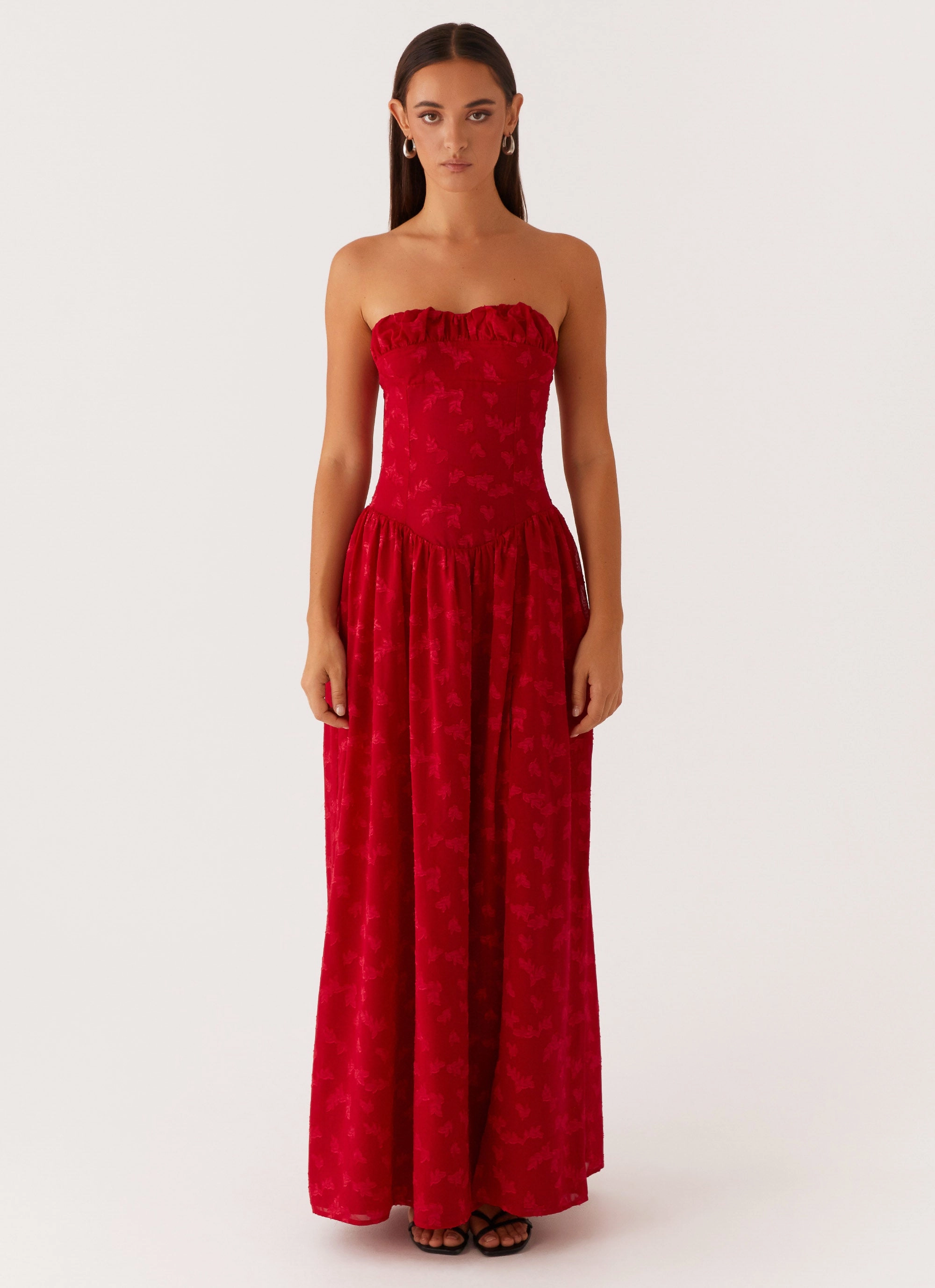 Pure Motion Adira Maxi Dress - Red