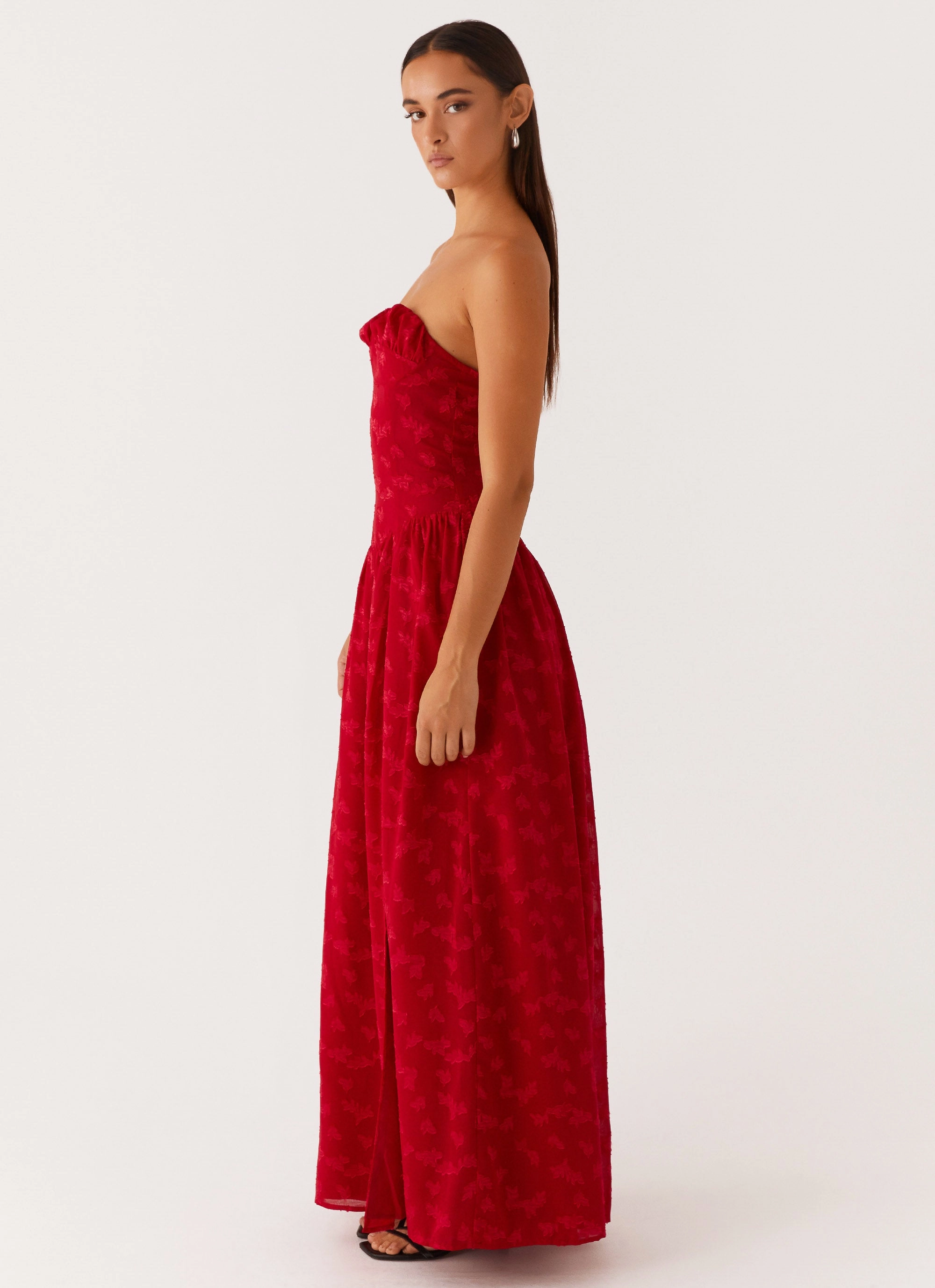 Lightweight Feel Adira Maxi Dress - Red