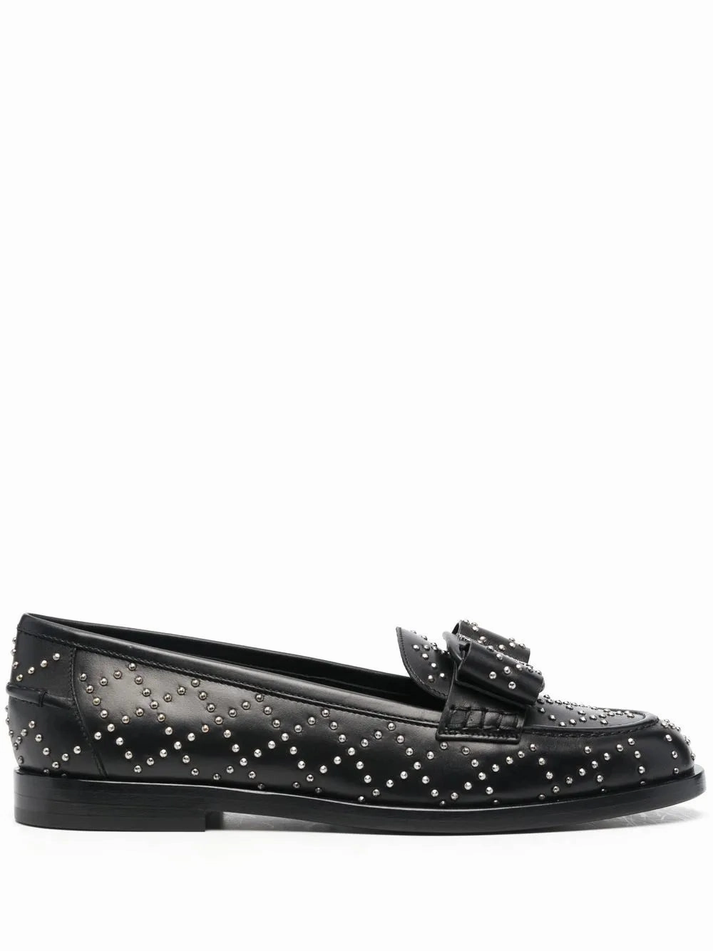 Ferragamo Viva Studded Loafers MidTop Easy Slip Fit