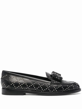 Ferragamo Viva Studded Loafers Fast Slip