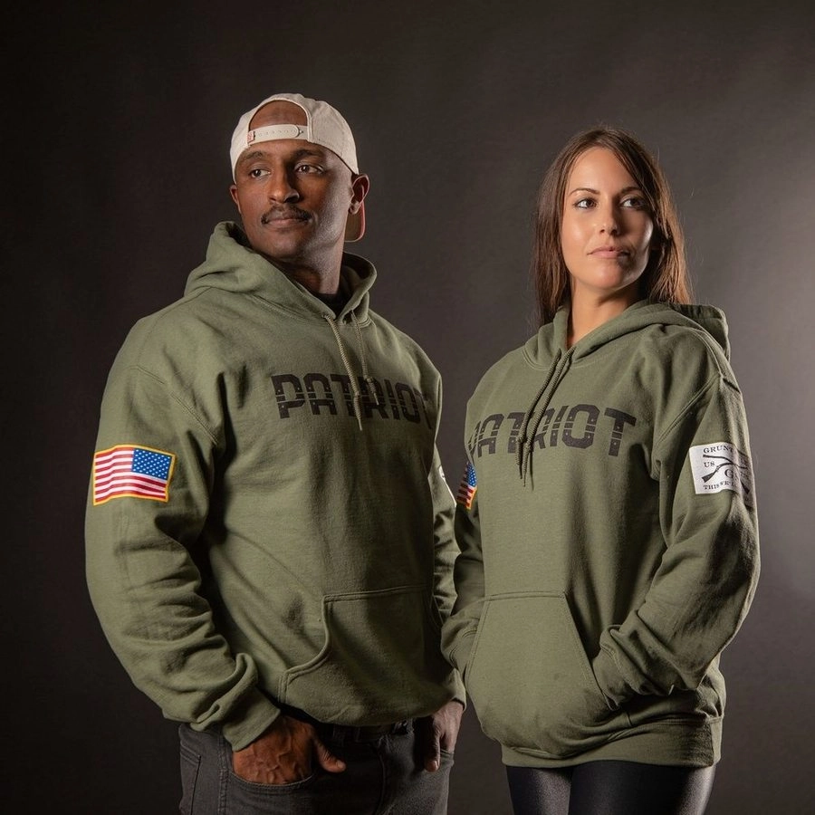 Patriot Hoodie - Military Green Urban Mode