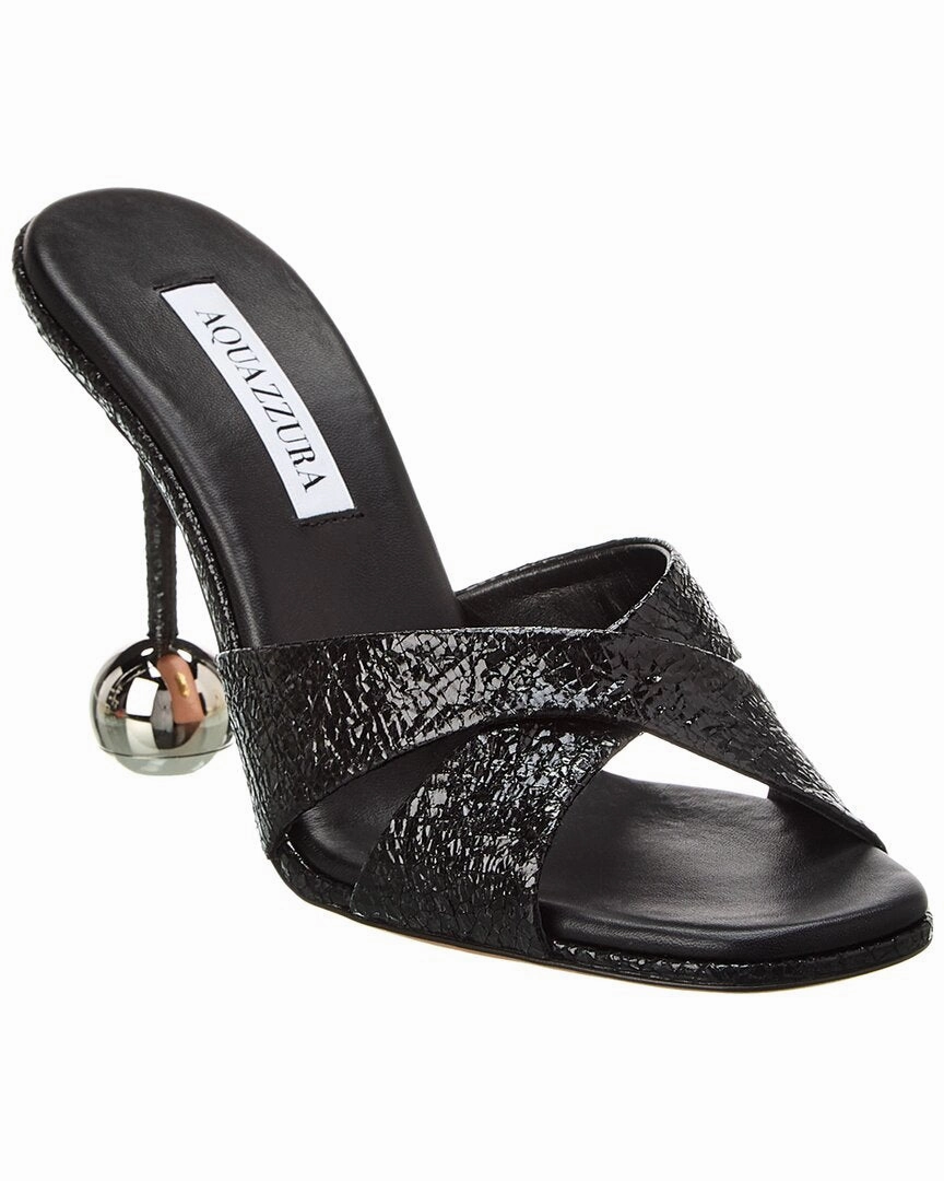 foam sole Aquazzura Darling 95 Leather Mule