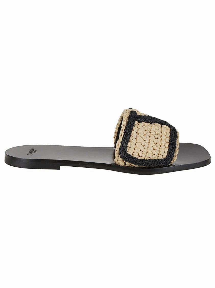 soft cushions Slip On Slide Viva Superstar Raffia Sandal