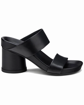 AGL Jane H Croisette Leather Slide Practical Design Cozy Slip Footwear