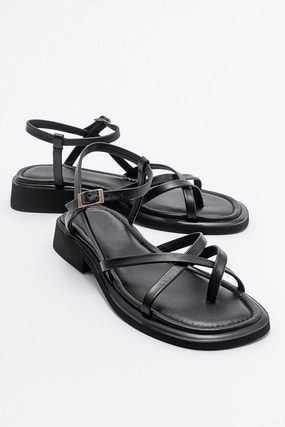 Antas Strappy Leather Flat Sandals (Women) Durable Outsole Material Travel Essential