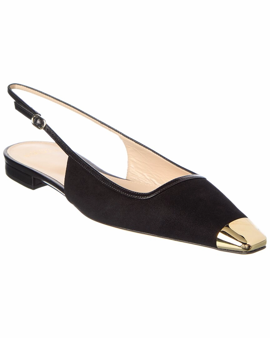 Smart Features Comfortable Support Alexandre Birman Olivia Suede & Leather Slingback Flat