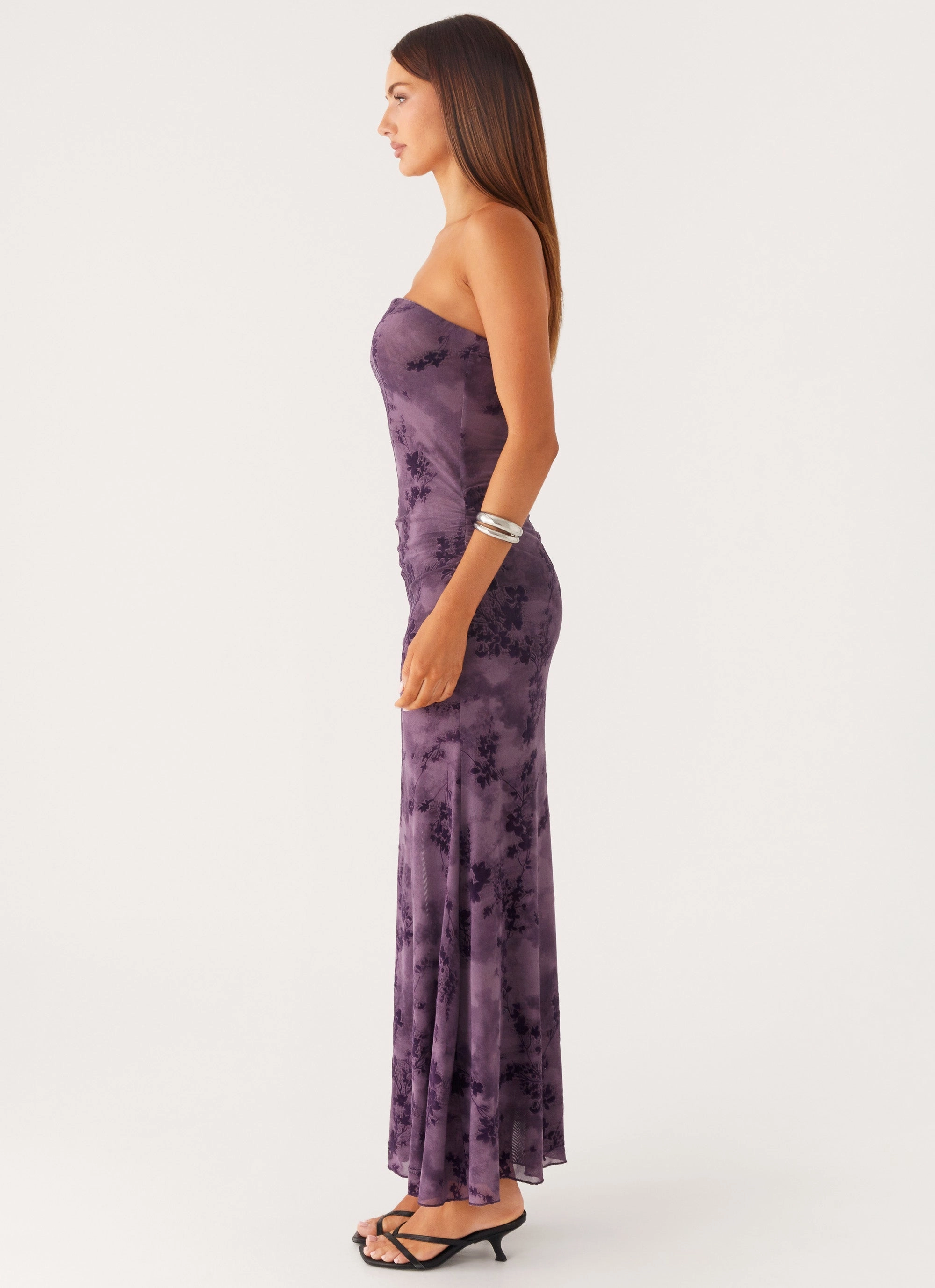 Confident Mood Alexandrite Midi Dress - Purple