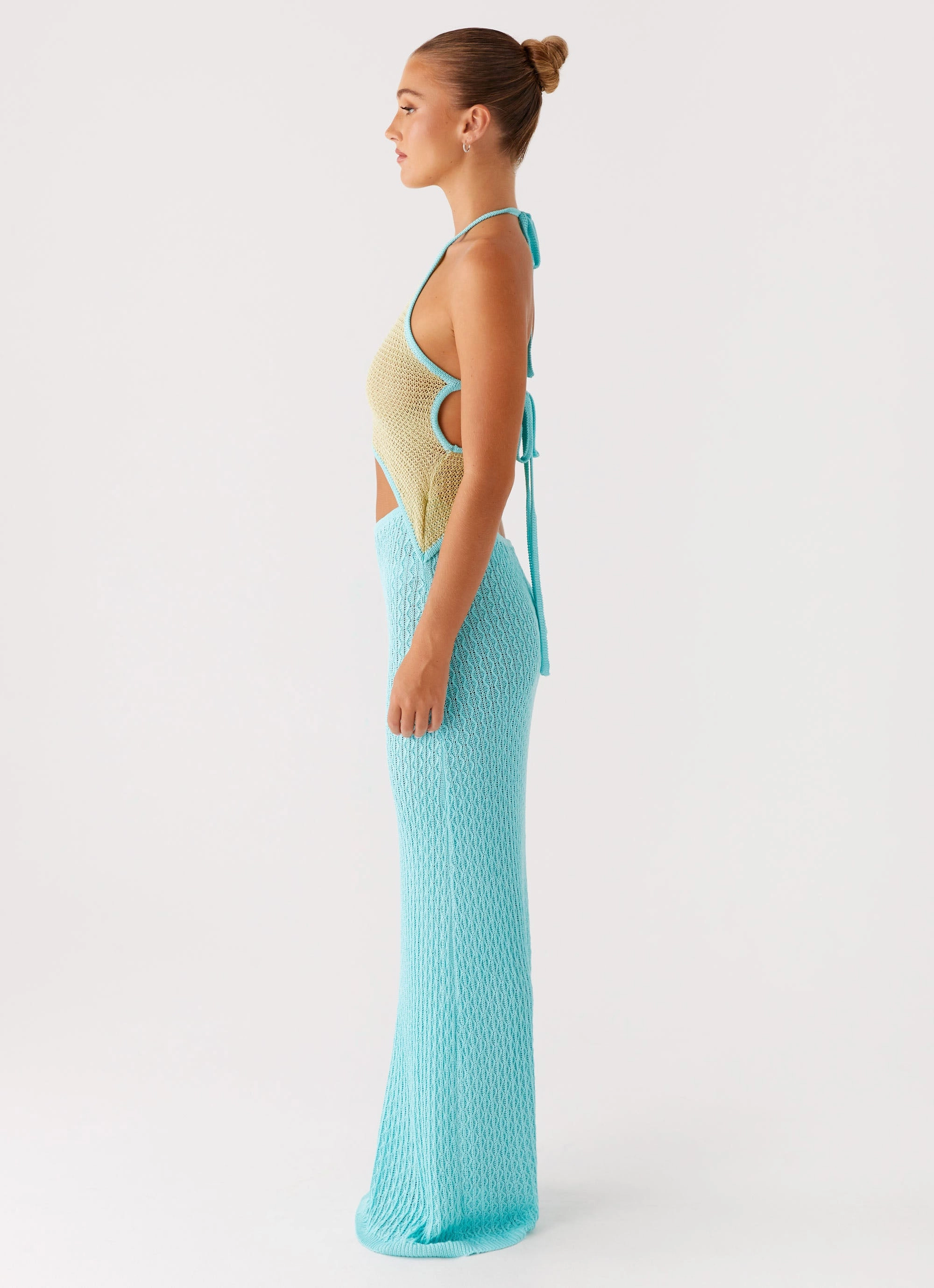 Flared shape Timeless Style Wear Alexia Knit Maxi Dress - Multi