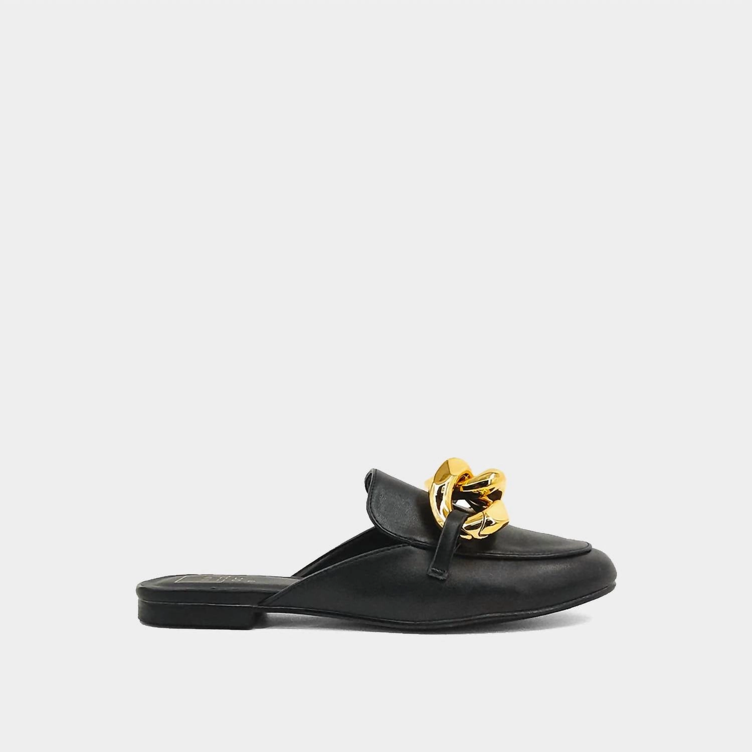 Alexis Loafer-Mule In Black Slip-On Sandals Effortless Slip Fit