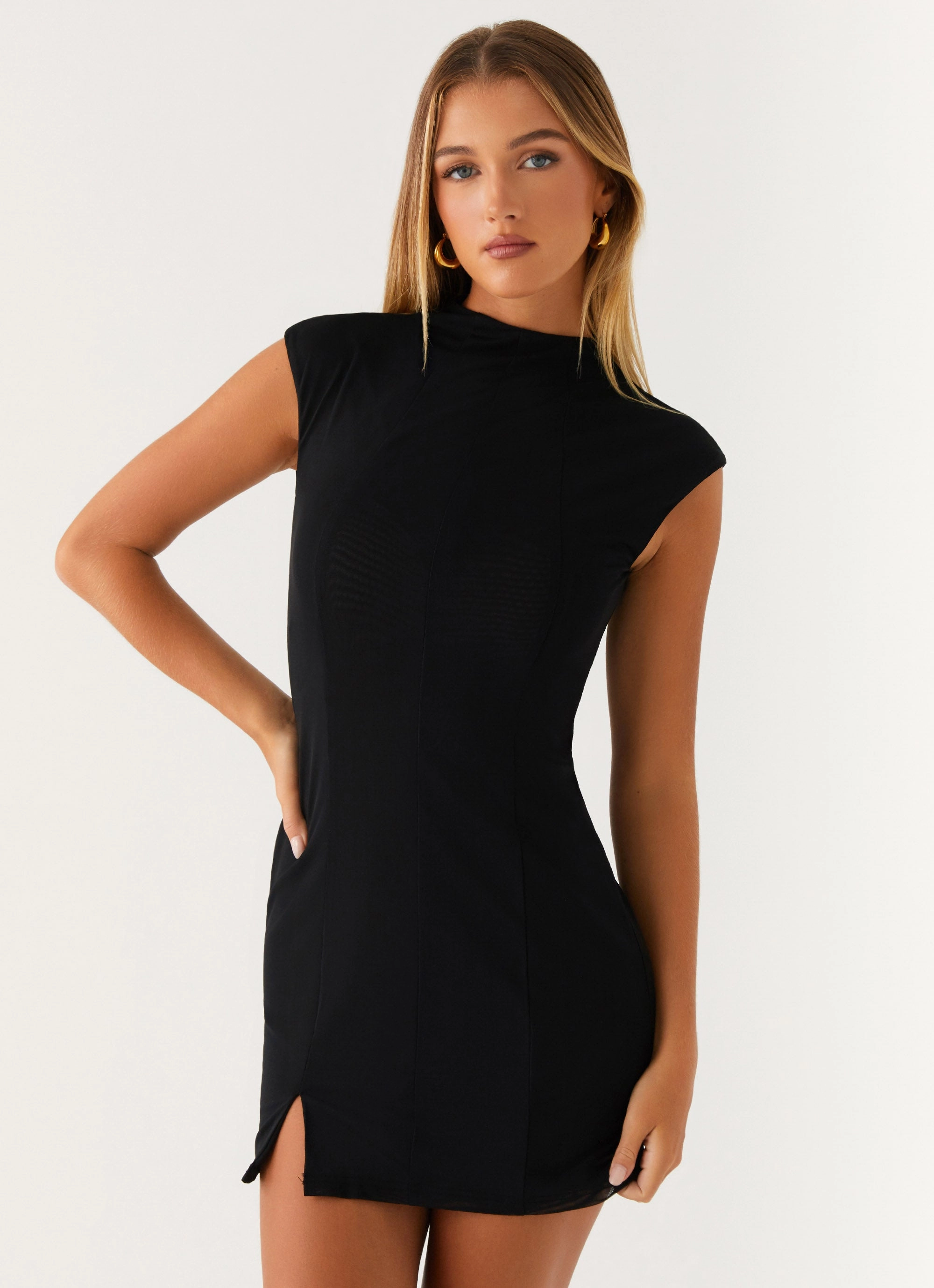 Alias Mini Dress - Black Sharp Motion summer breeze