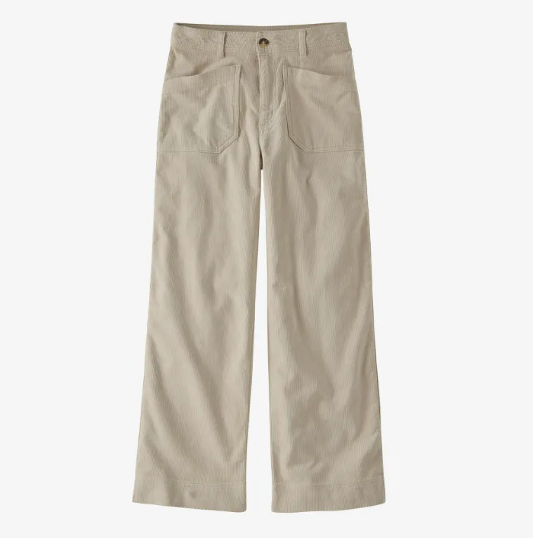 Cooling Fabric Non Tapered Leg W's Wide Leg Corduroy Pants