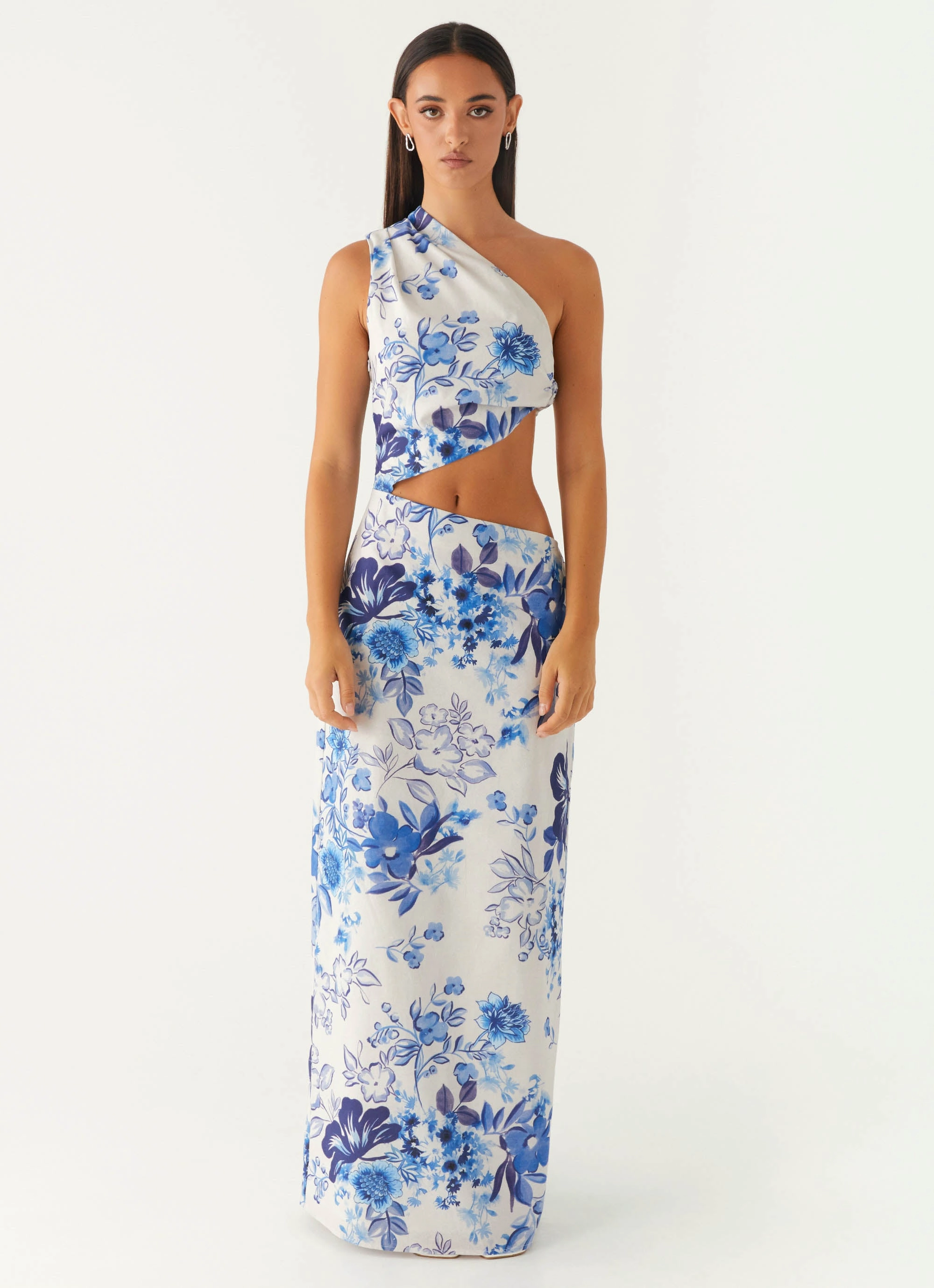Fresh Appeal All Summer Long Maxi Dress - Serene Sky Floral