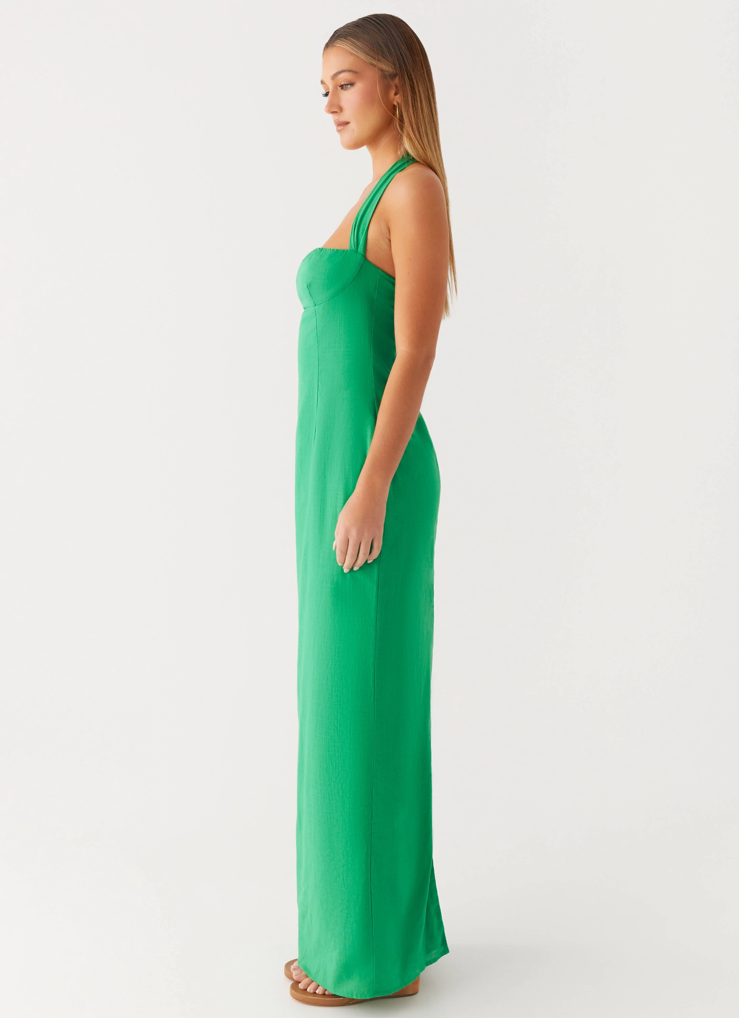 Mature Glam Balanced Fit Allyse Maxi Dress - Cactus