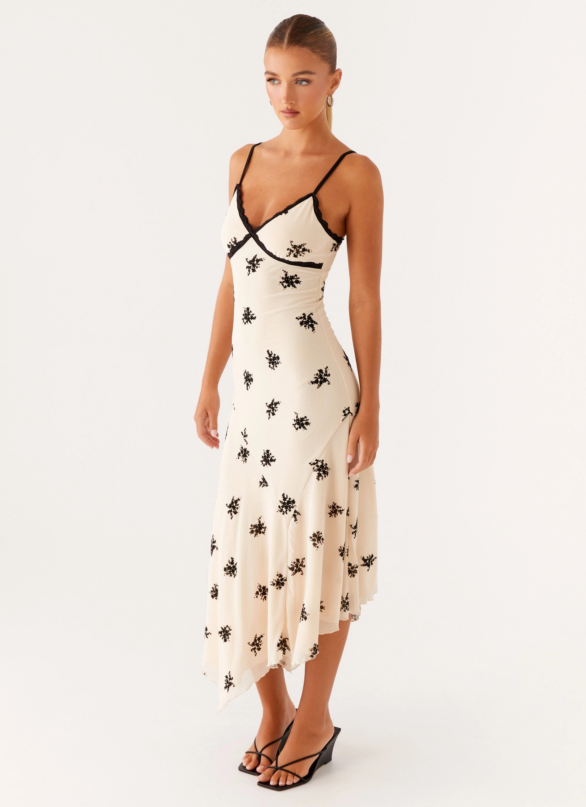 Amelia Midi Dress - Nude Sophisticated Layers Bold Color