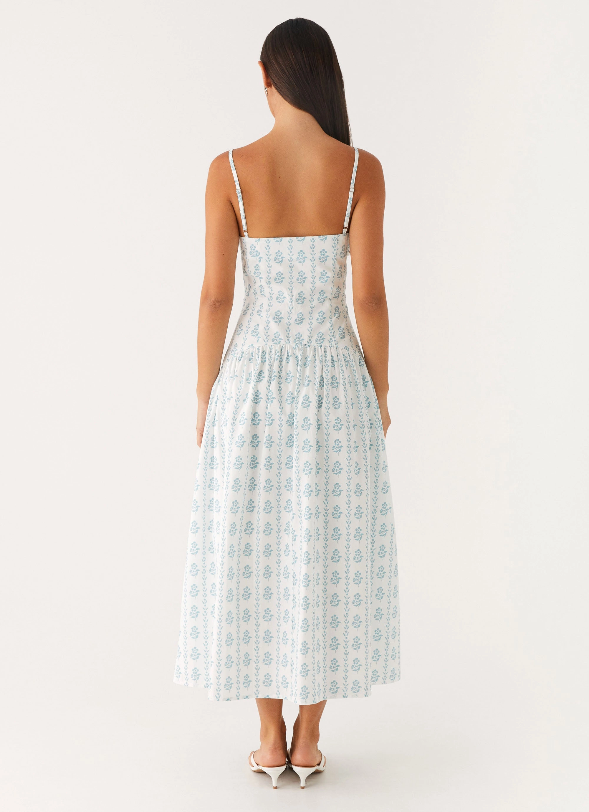 Amelie Midi Dress - Sweet Daydream Print Moment Glow Urban Classic