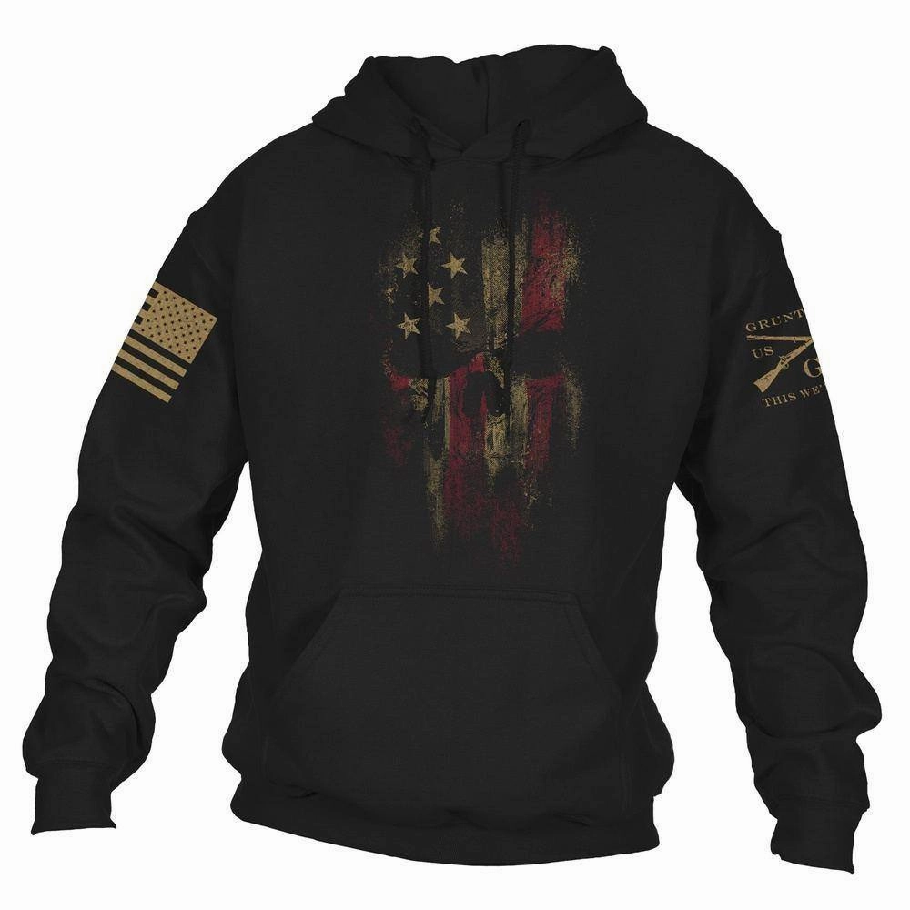 cool-toned American Reaper 2.0 Hoodie - Black