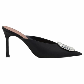 Amina Muaddi Camelia 90 Mules Trendy Features