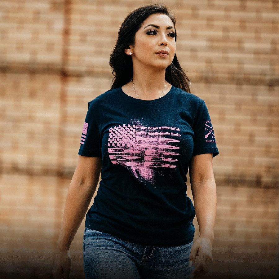 Ammo Flag - Navy/Pink Slim fit sleekness Active Comfort