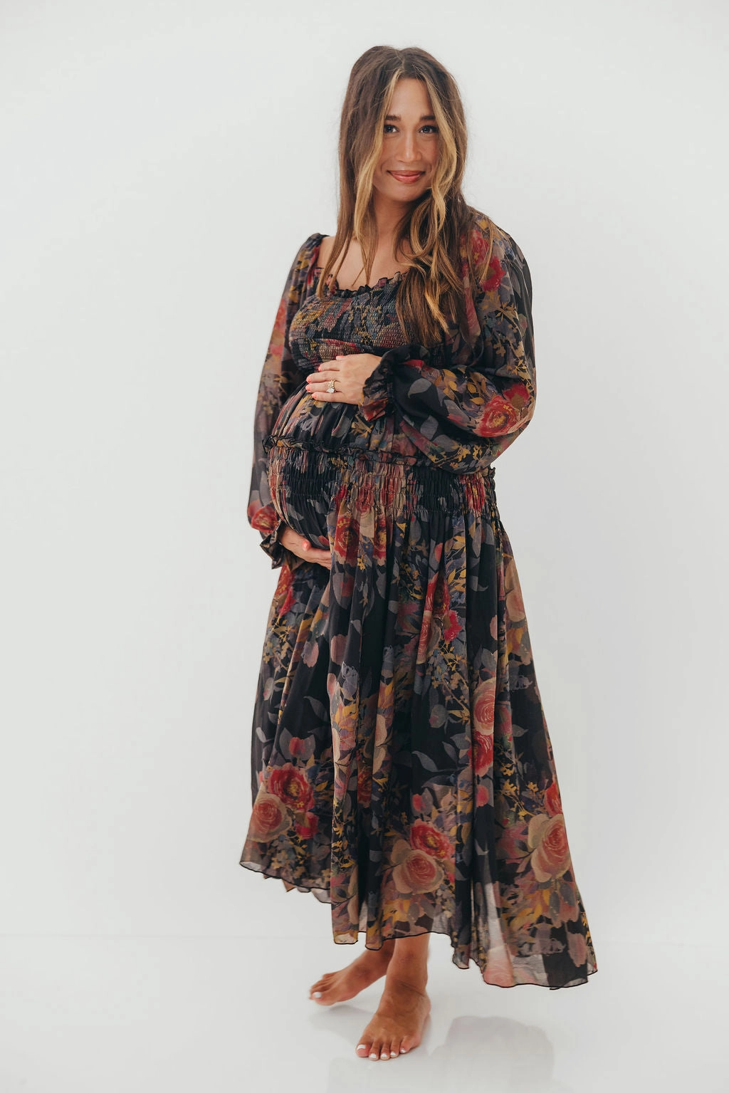 Analise Blaine Maxi Dress in Black All-season
