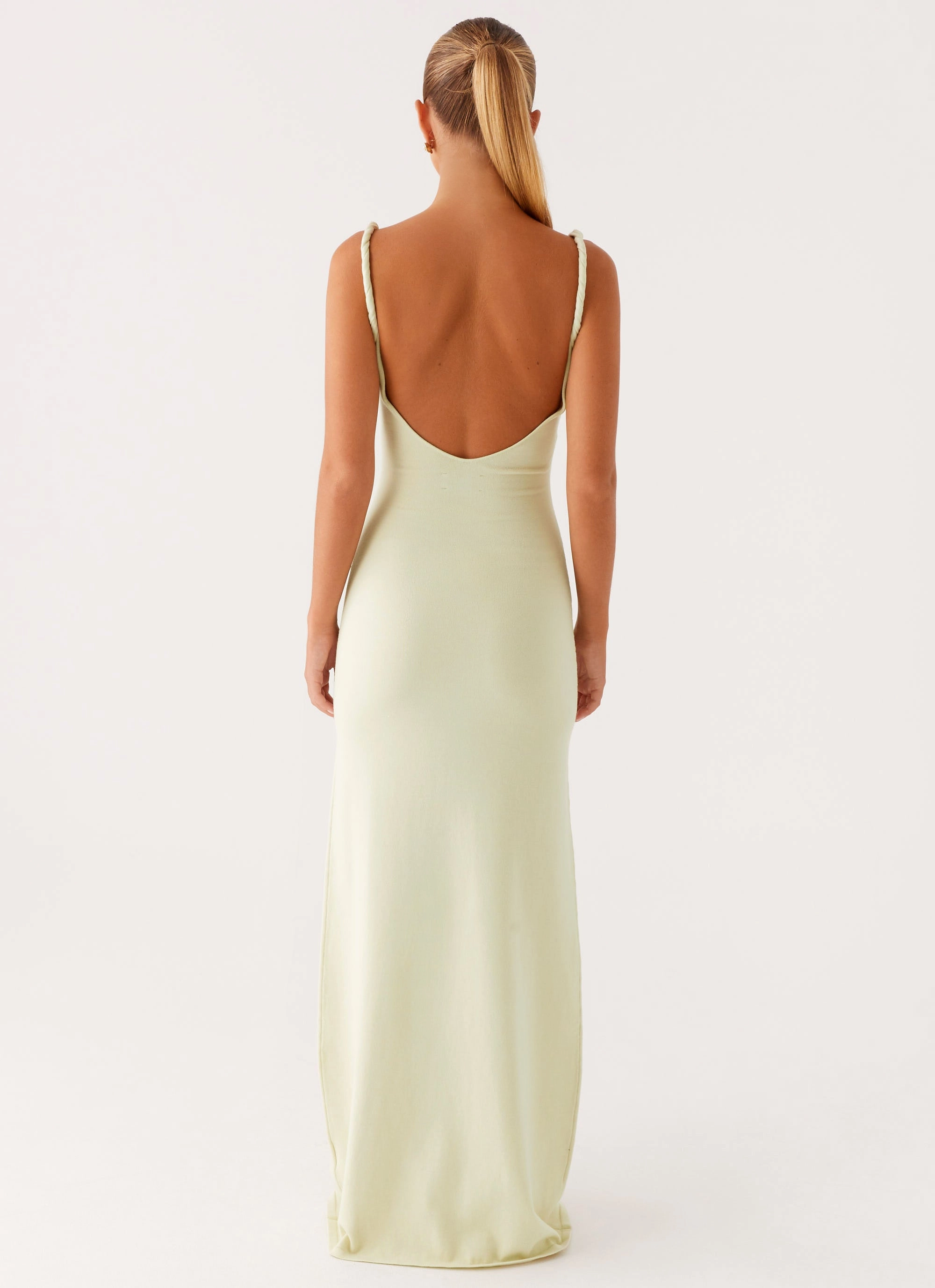 Luxe Comfort Bow Glow Anastasia Maxi Dress - Sage