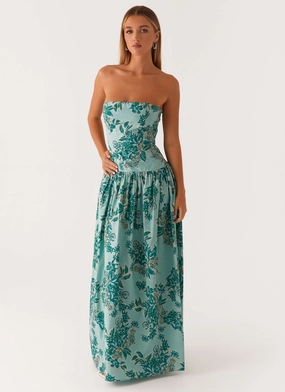 Field Fresh Sleek Feel Andorra Maxi Dress - Cloud Nine Floral