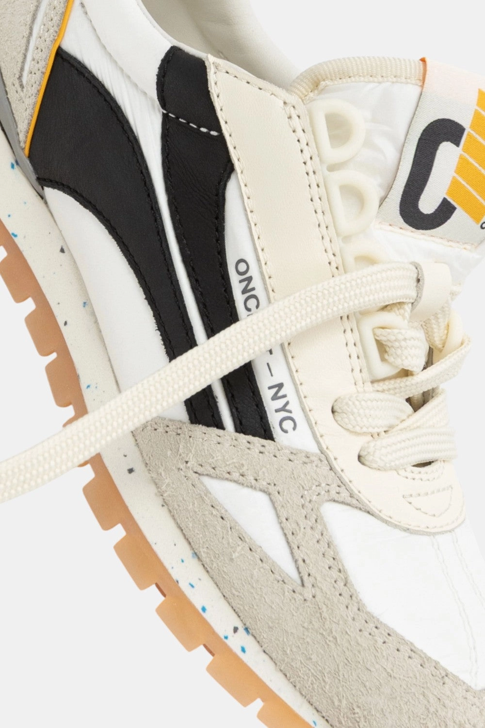 Oncept Toronto in White - Black Flexible Ride Neutral Wear