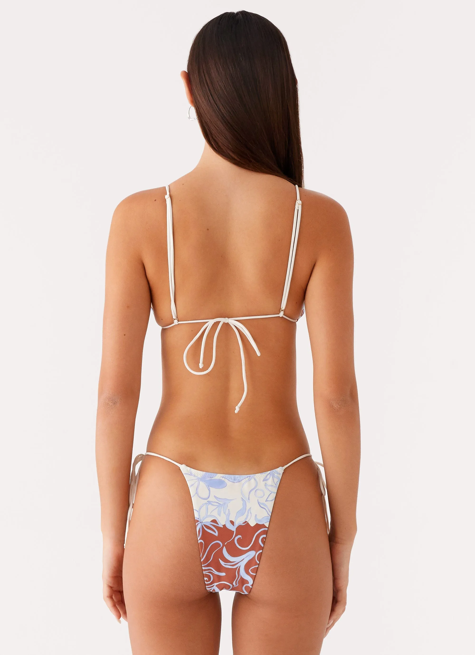 Summer Adventure Tropical Adventure Ryland Bead Bikini Bottoms - Bloom Wave Print