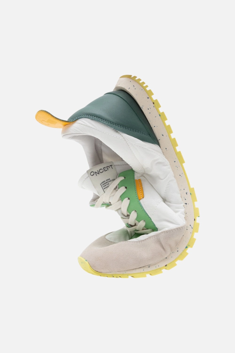 Hypoallergenic Lining Oncept Men Tokyo Sneakers in White Green