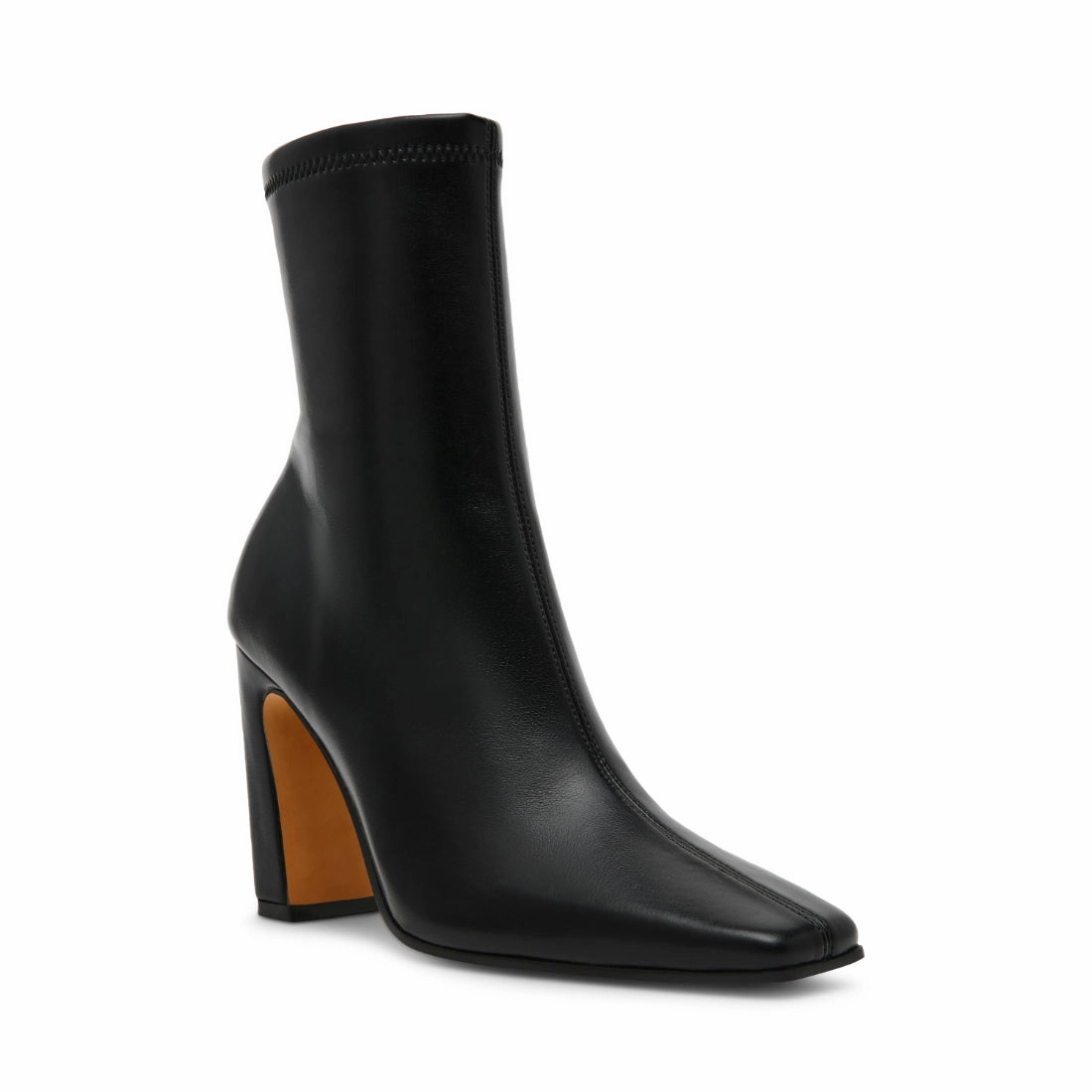 Shock Diffusing Heel Frost Season Steve Madden Vinka Boot in Black