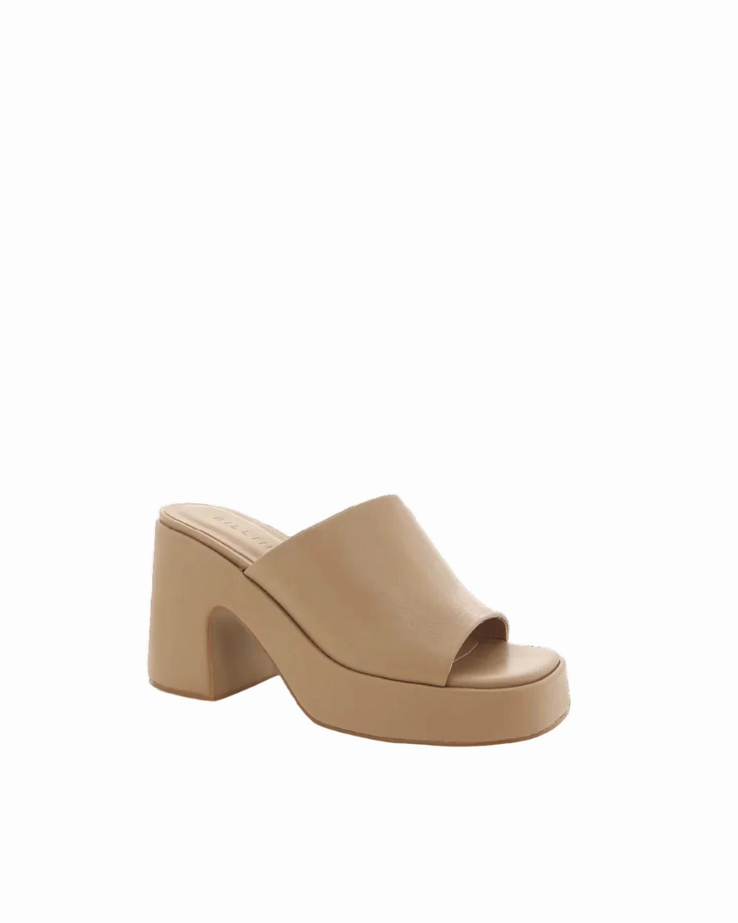 Women's Leslie Platfrom Mule In Clay Slip Fit Sandals