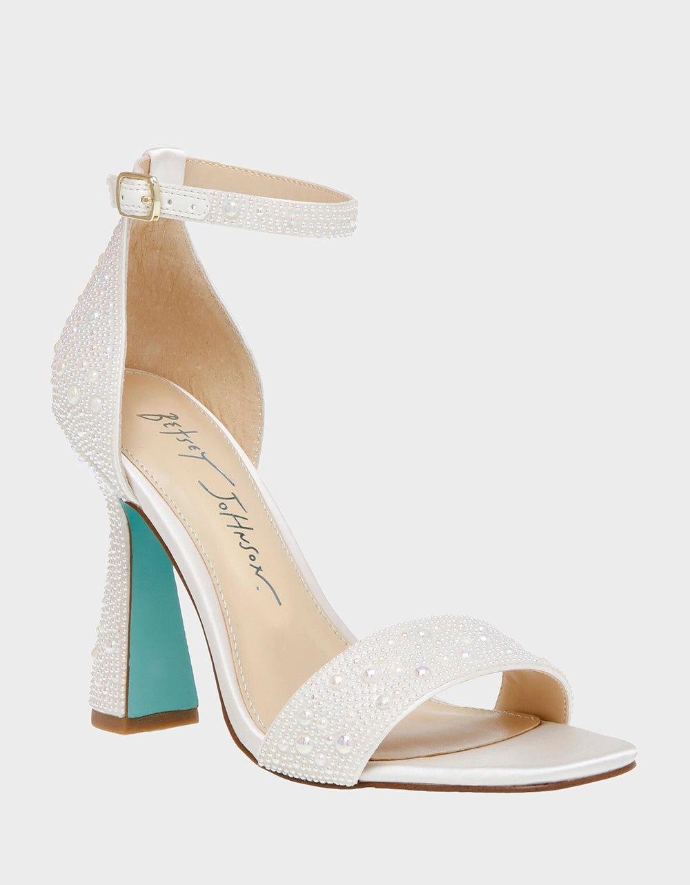 Flawless Look Betsy Johnson Dani Heel Sandal in Ivory Pearl