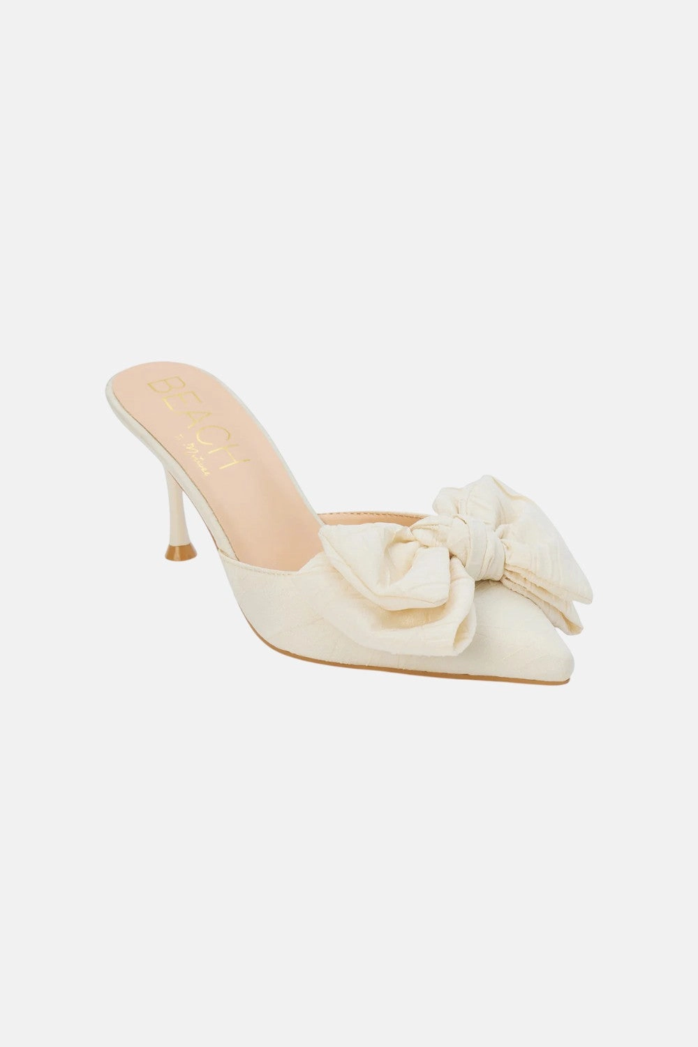 Occasion Footwear Durable Material Matisse Goldie Heeled Mule in Cream