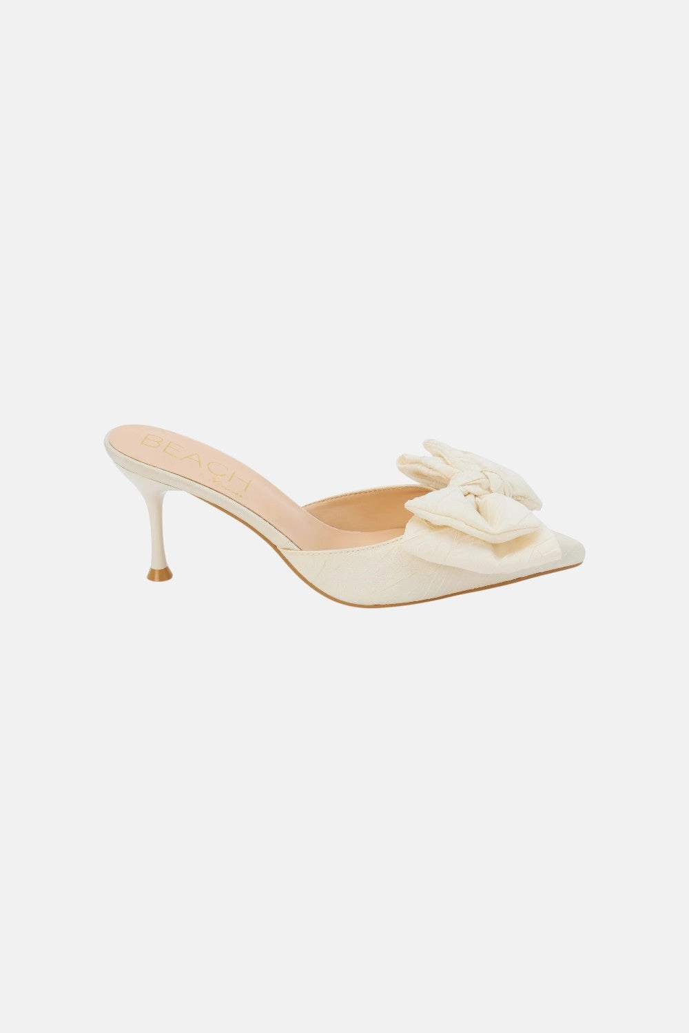 Matisse Goldie Heeled Mule in Cream Classy High Heels Classic Black Heels