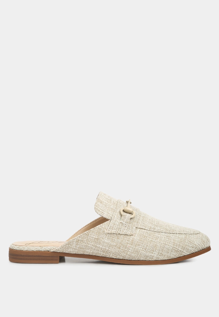 akua horsebit embellished Mules Comfy Beach Fit Adjustable lacing