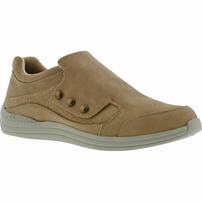 Women's Bouquet Shoe In Taupe Nubuck Energy Saving