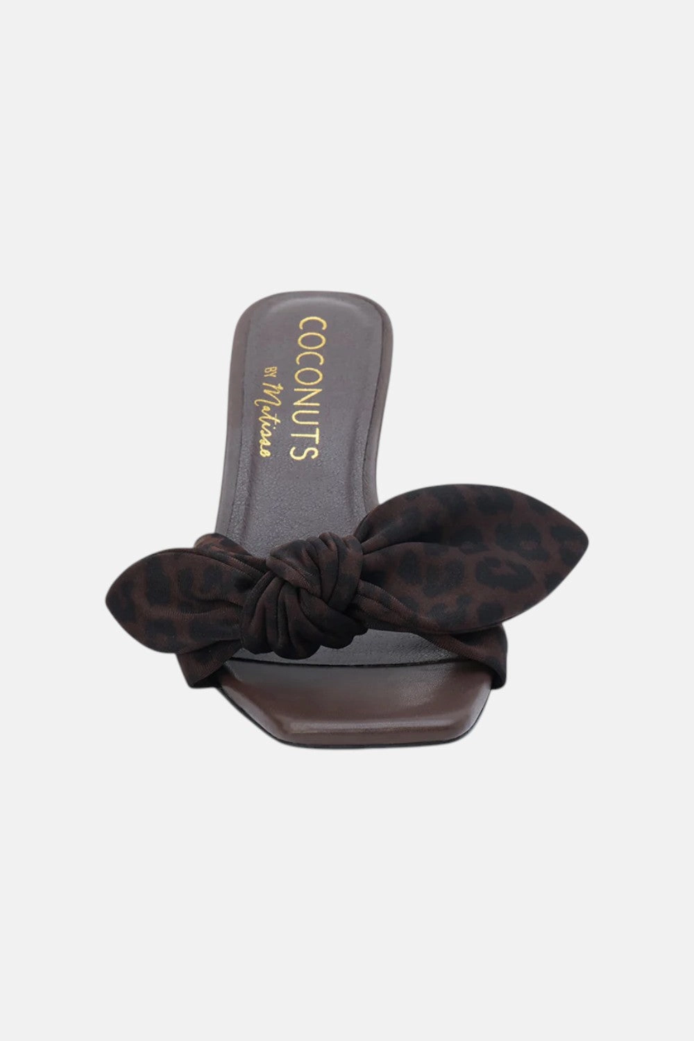 Ventilated Design Comfortable Mobility Matisse Uptown Heeled Sandal in Brown Leopard