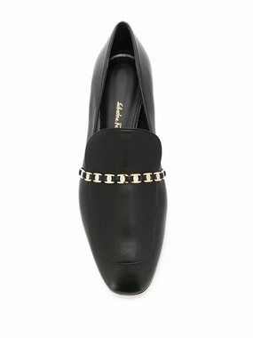 Slip Resistant Outsole Ferragamo Tilos Low Heel Pumps