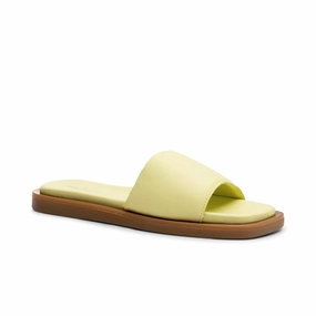 Women's Krista Mule In Butter Comfortable Breathability PU material