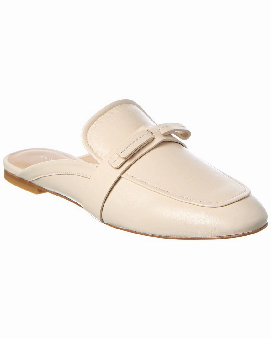 Comfy Relax Shoes Stuart Weitzman Emma Bow Leather Mule