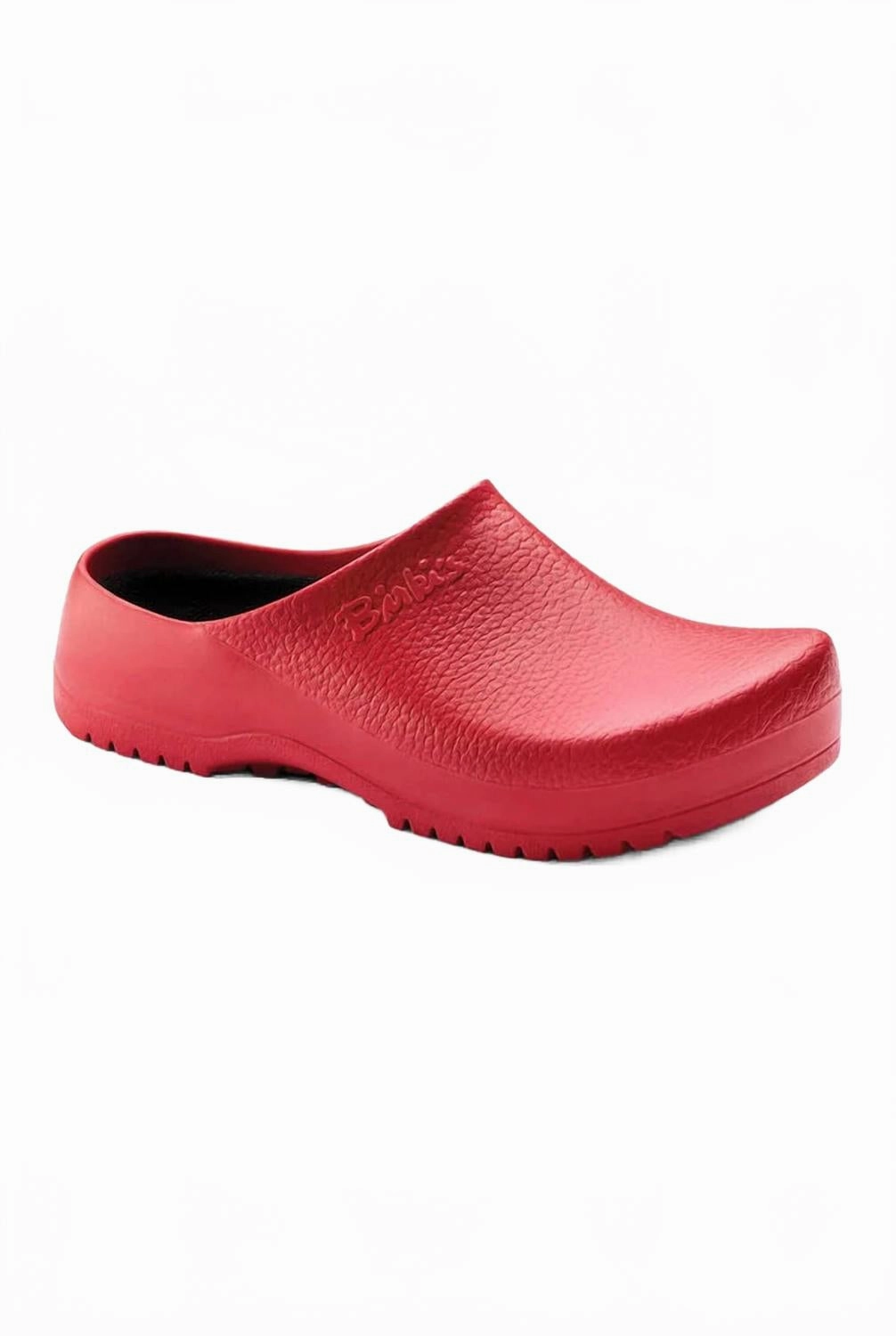 Women's Super Birki Clogs In Red Eco friendly materials