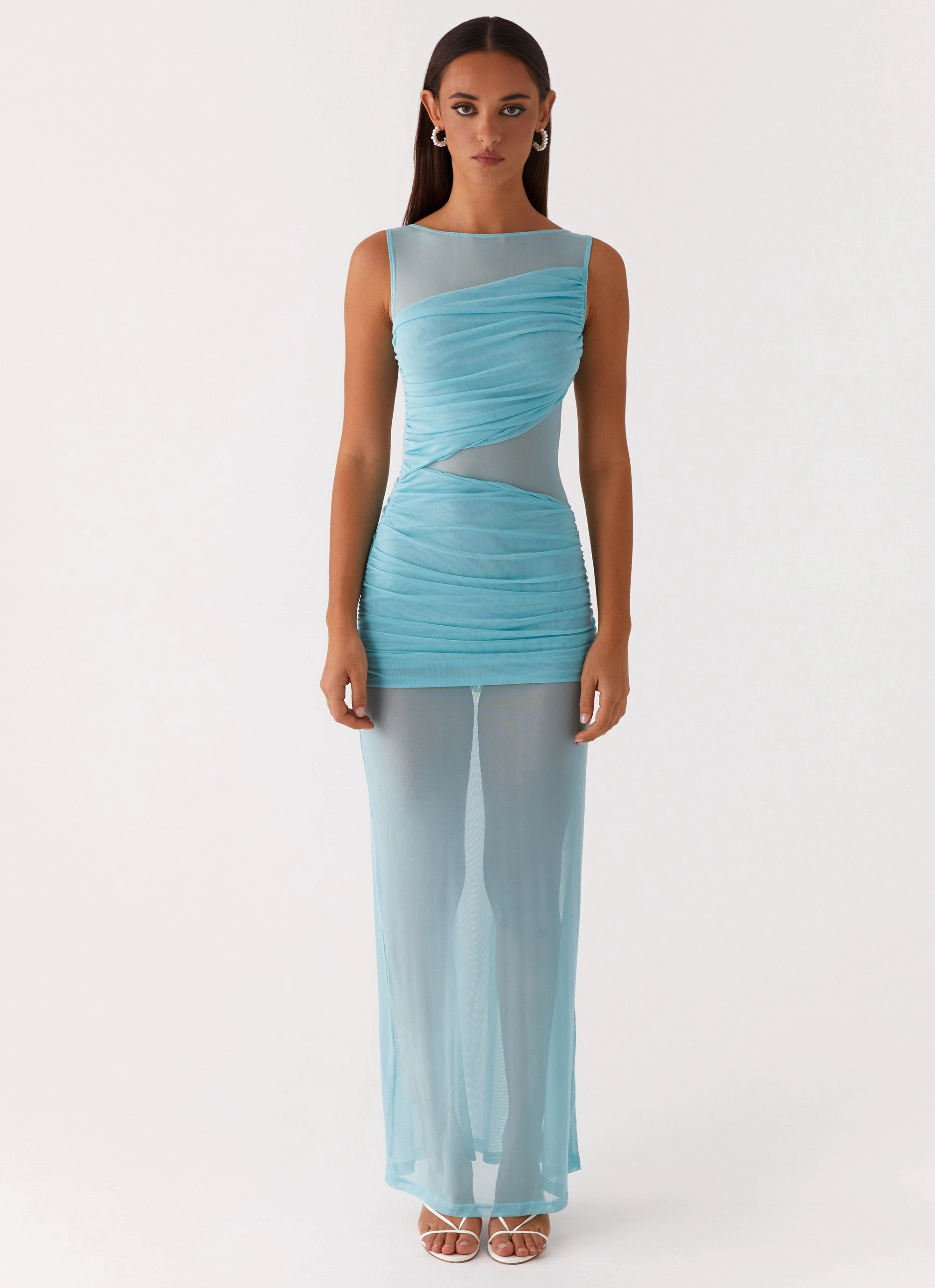 Simple Form Apollo Maxi Dress - Aqua