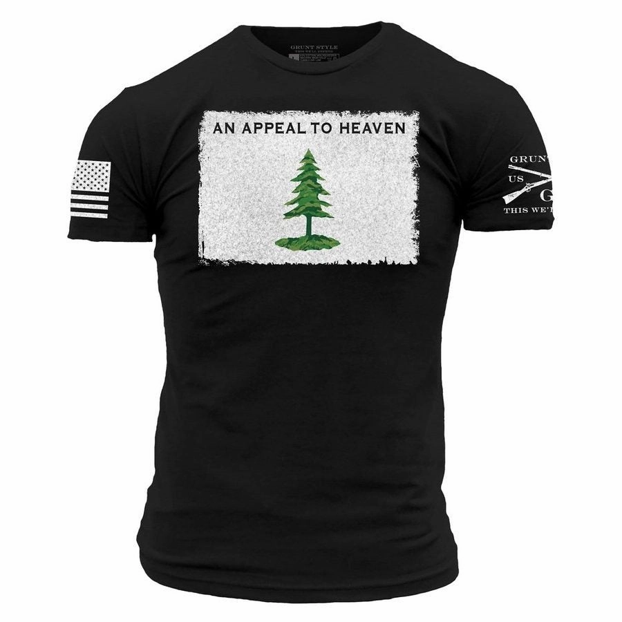 Appeal To Heaven T-Shirt - Black Versatile Style Trend